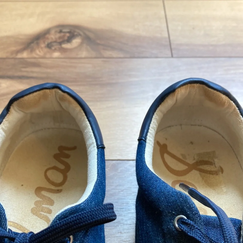 Sam Edelman blue sneaker espadrilles. Size 8